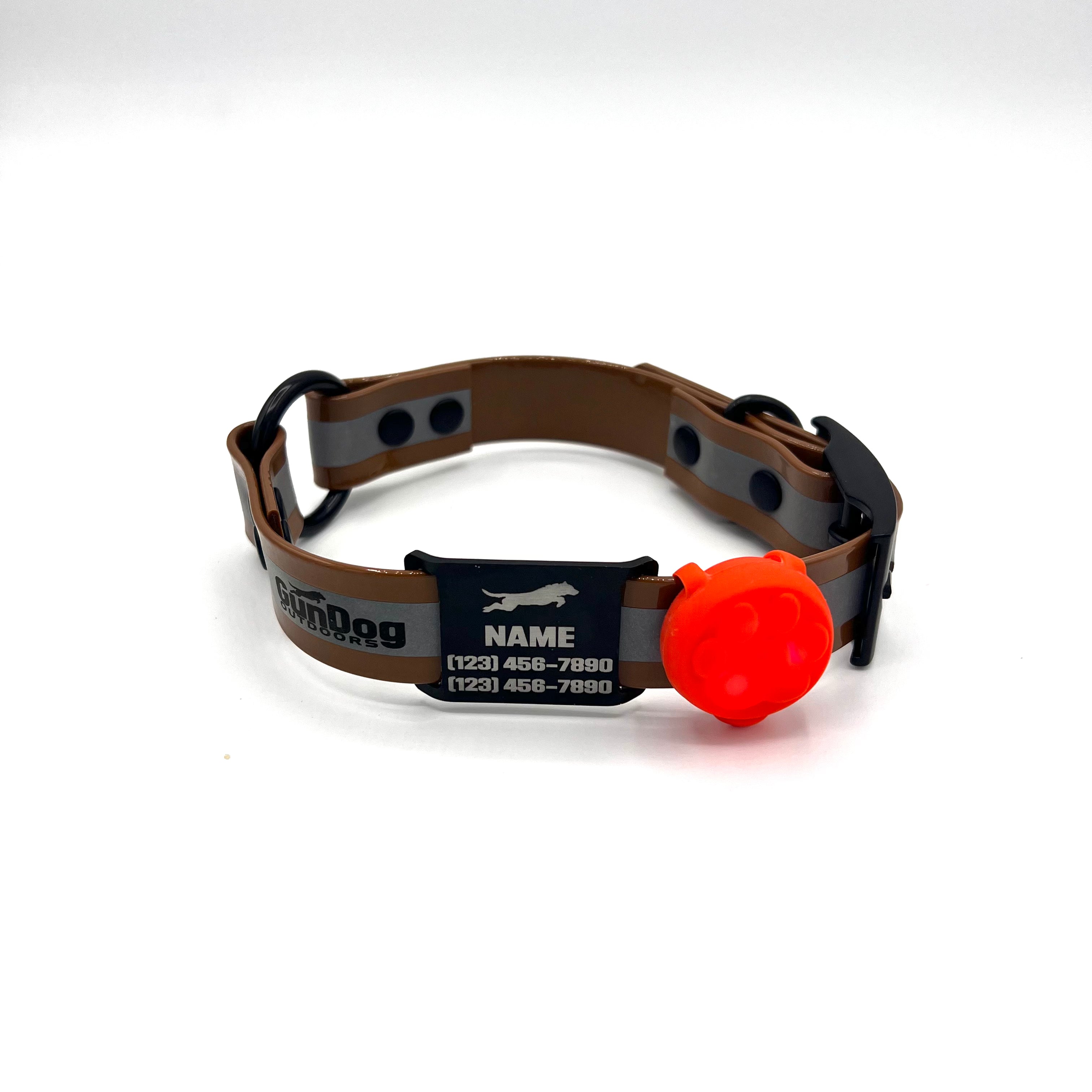 GDO Reflective Collar with Dawg Tag & Light